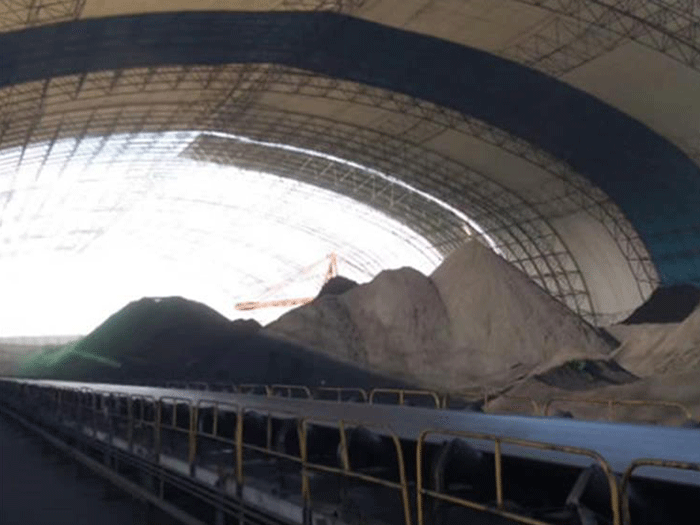 建德煤棚料仓网架